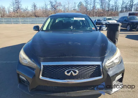2017 Infiniti Q50 Red Sport 400 z USA, uszkodzony, nr VIN JN1FV7AP0HM850041